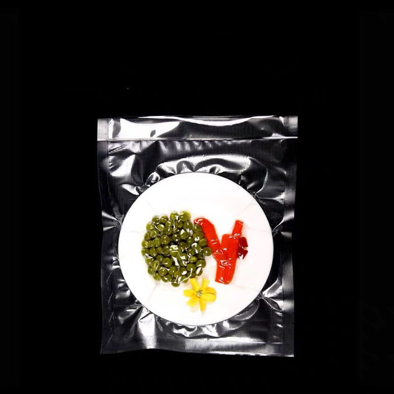 Makanan bening kantong pengedap vakum Nylon pengedap panas kemasan hingga 10 warna