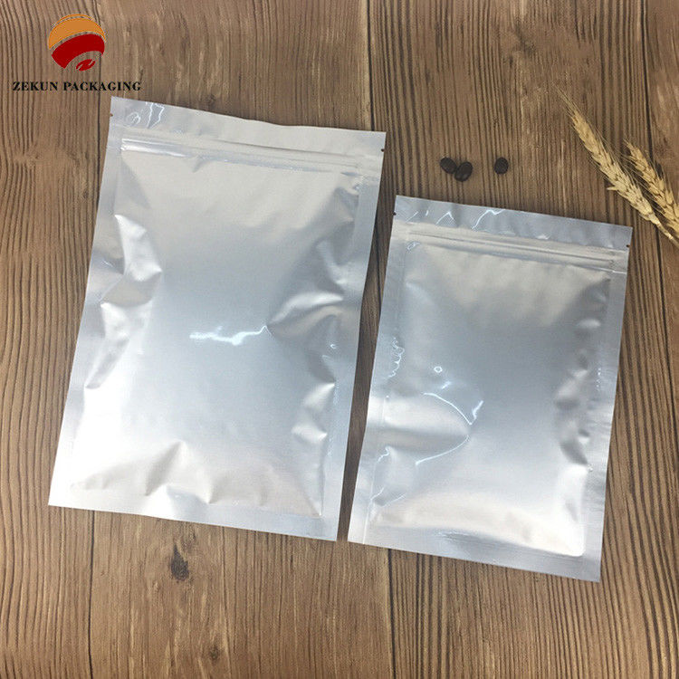 Desain Custom Standy Zipper Bag Packaging CMYK Warna Untuk Kesegaran