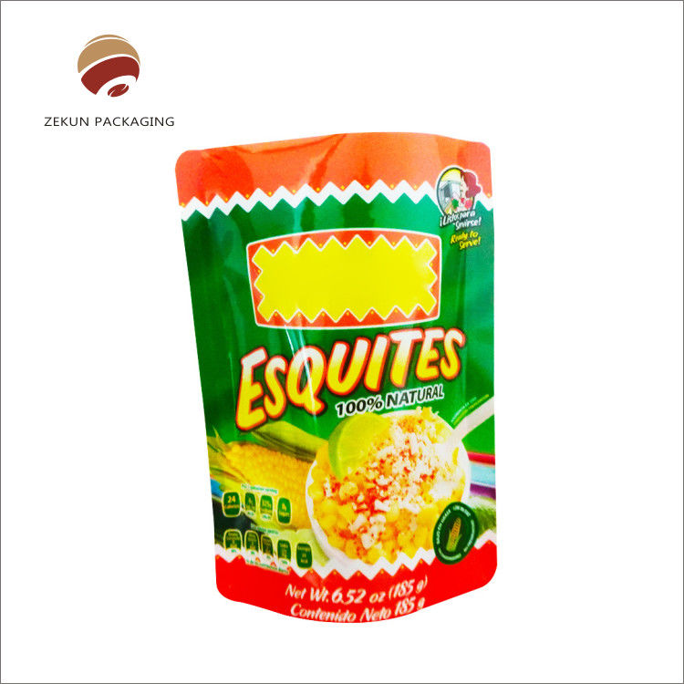 Lapan sisi Sealing Digital Printed Stand Up Bags untuk Sterilisasi Menurut Permintaan dan Kebutuhan Disesuaikan