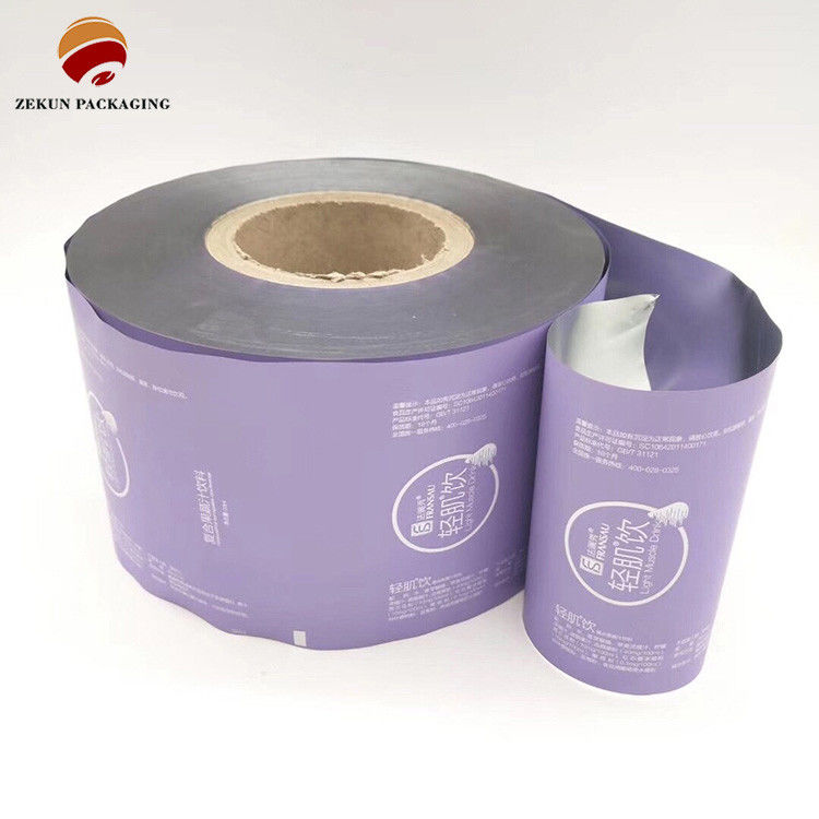 Film Roll Kemasan Fleksibel CMYK/PANTON Disesuaikan Dengan Desain Kunci Zip Untuk Kapasitas 250g Menawarkan Kelembaban
