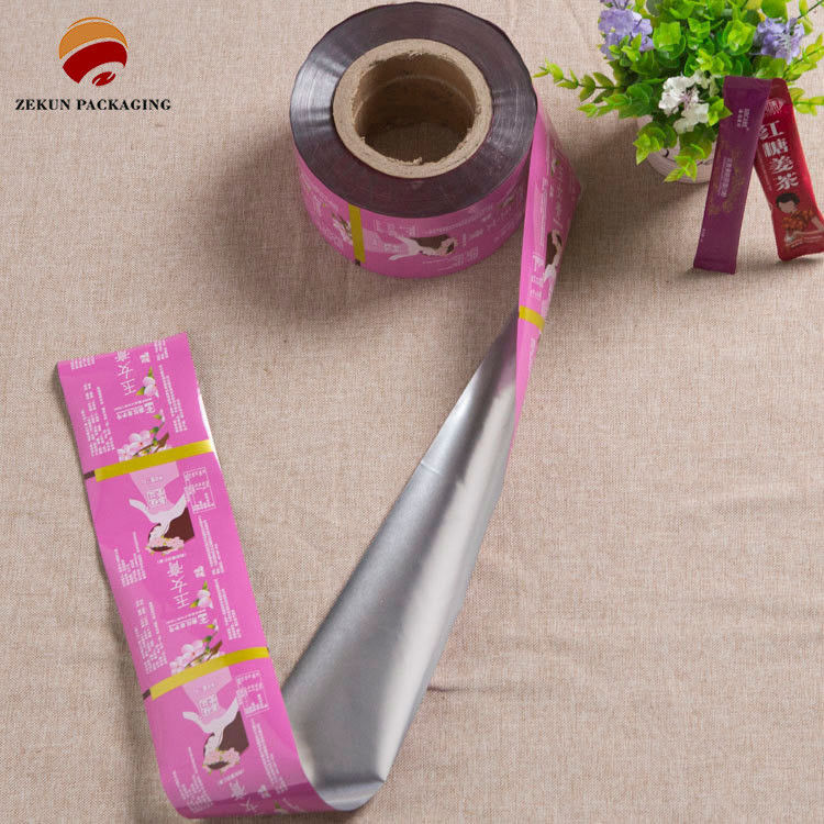 Film Kemasan Fleksibel Cetak CMYK Dengan Zip Lock Tear Notch And Moisture Proof Al/PE
