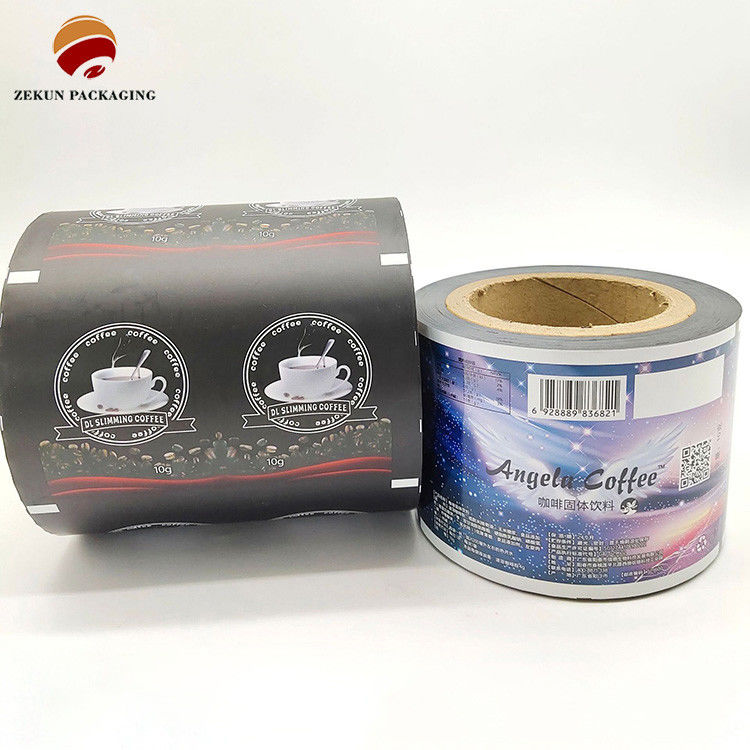 Matt Finish Printed Packaging Film Roll Sampai 10 Warna Kelembaban Proof