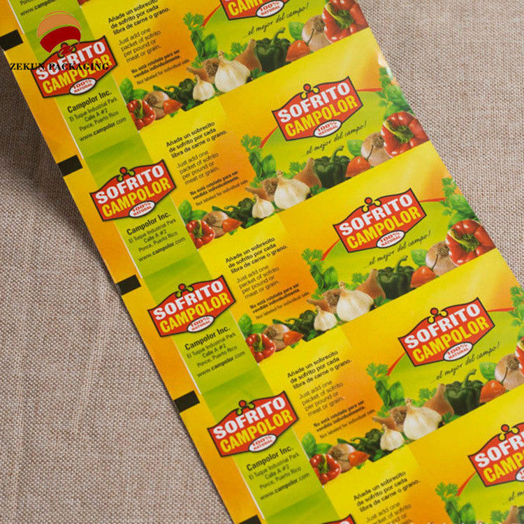 High Barrier Flexible Packaging Roll Film Kelembaban/Oxygen/UV Resistance dengan Matt atau Glossy Finish