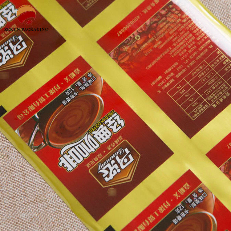 Warna-warni Gravure dicetak Fleksibel Kemasan Rollstock Daur Ulang Freezer Ramah