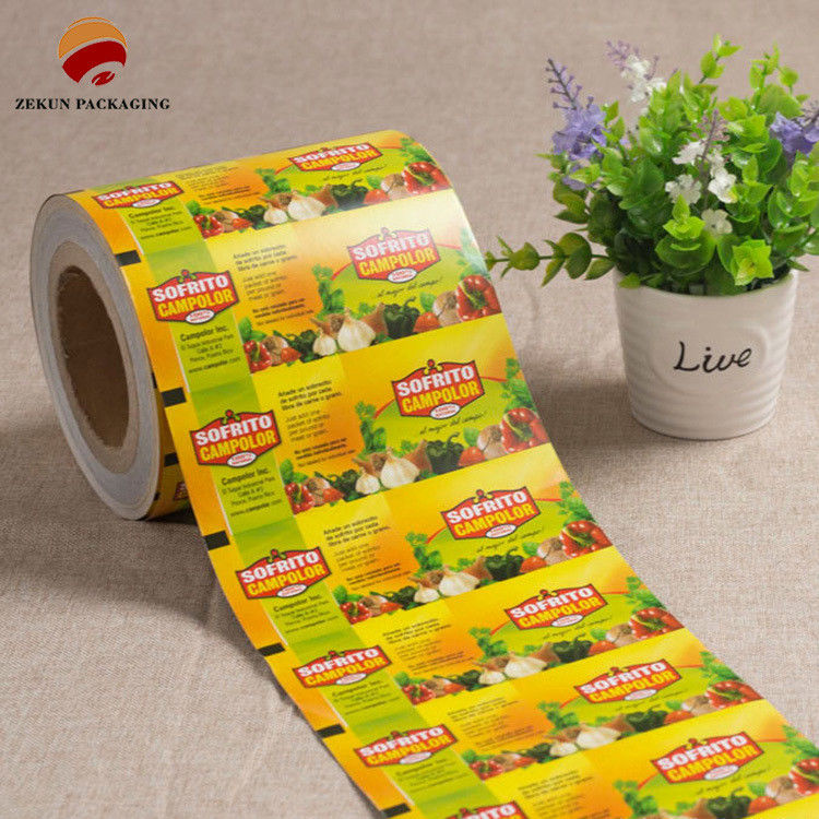 High Barrier Flexible Packaging Roll Film Kelembaban/Oxygen/UV Resistance dengan Matt atau Glossy Finish