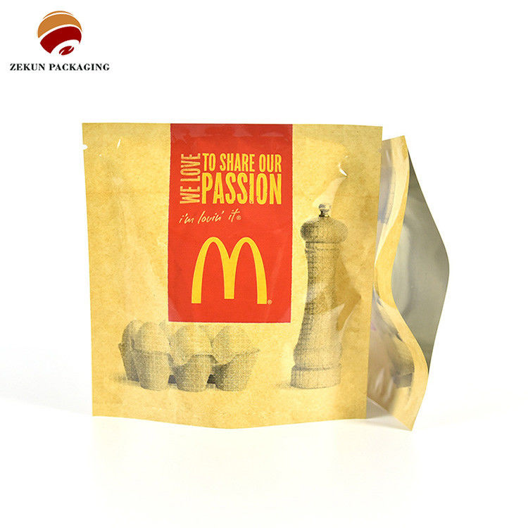 Panton Warna Makanan Ziplock Kantong Gravure Printing Mat Atau Glossy Finish