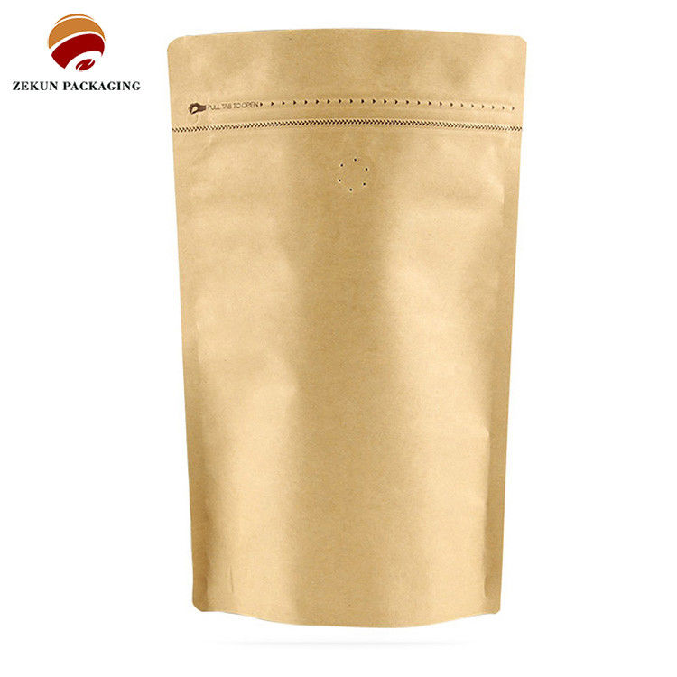 Kelembaban Proof Candy Packaging Dengan Stand Up Zipper Stand Up Kantong Kantong biji kopi yang bisa ditutup kembali