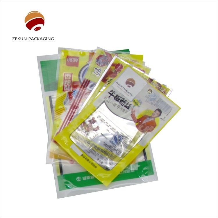 Tas retort kemasan makanan khusus PET/AL/PA/RCPP High Barrier Hot Seal Bags 130 derajat Temperature