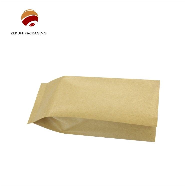 Tas Kertas Kraft Cetak Khusus 250g Kapasitas dengan Finish Cerah untuk Kemasan Makanan