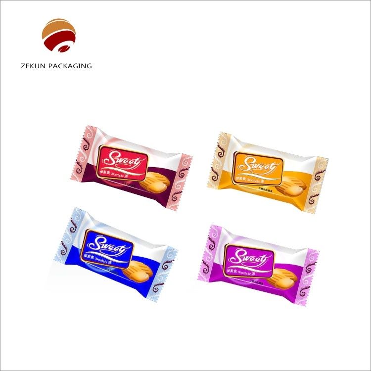 Disesuaikan Matt Finishing Snack Packaging Bag Gravure Printing Moisture proof Permukaan Warna CMYK