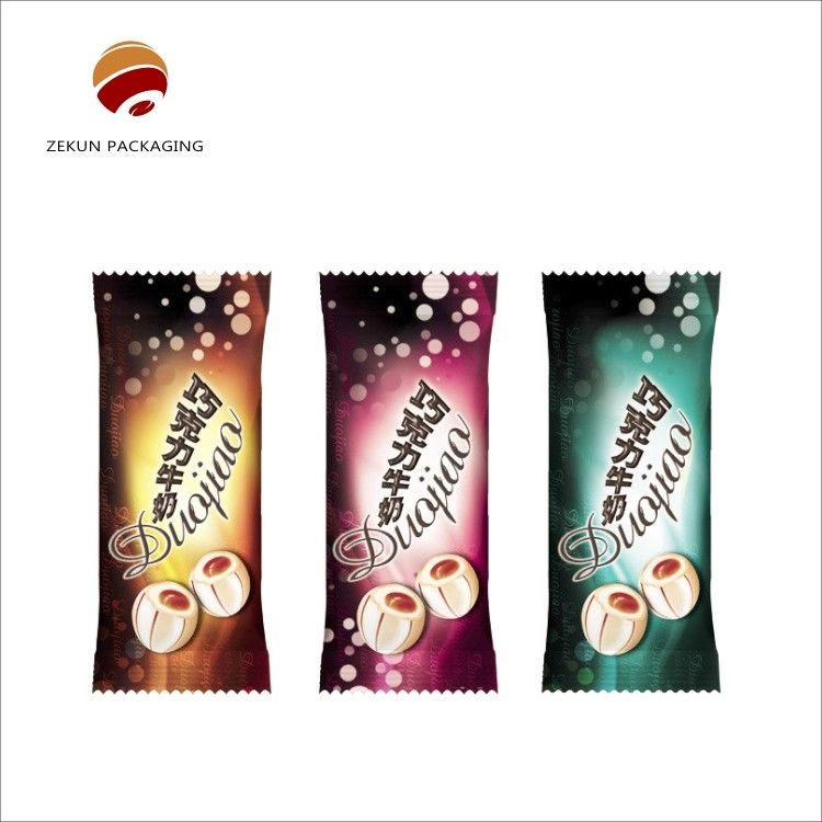Tas kemasan makanan ringan khusus CMYK/PANTON 10 Warna Foil Aluminium PET/AL/PE Mat Atau Glossy Finish Gravure Printed