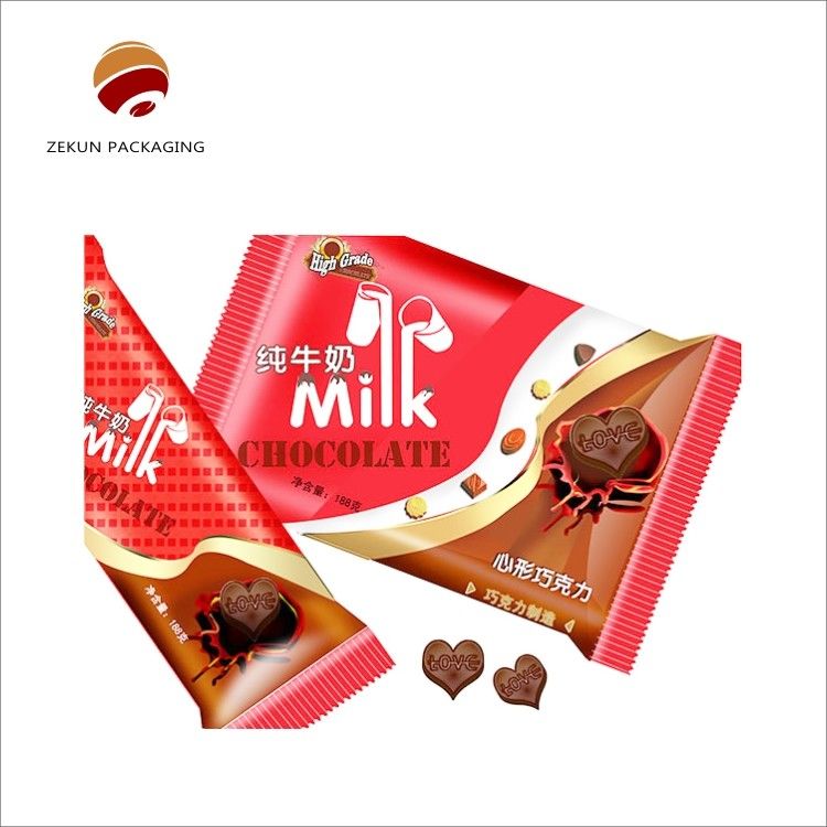 Disesuaikan Matt Finishing Snack Packaging Bag Gravure Printing Moisture proof Permukaan Warna CMYK