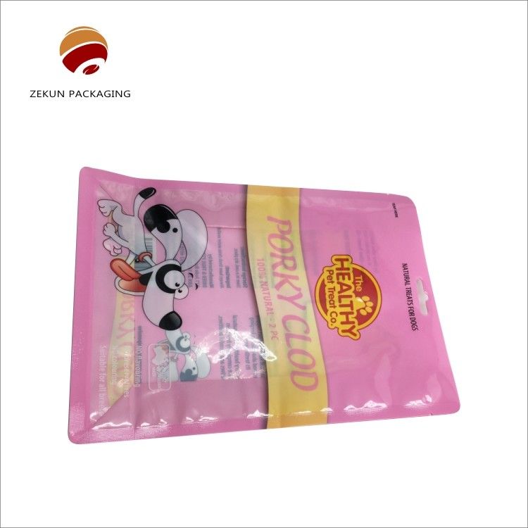 Stand Up Bag Flat Bottom Bag dengan warna dan sampel yang jelas atau disesuaikan