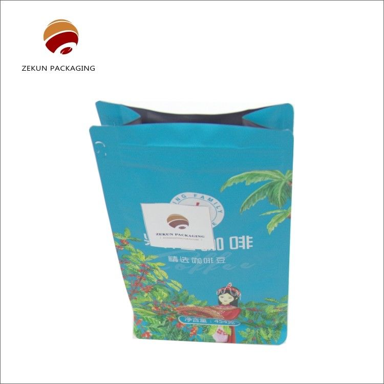 Zipper/Slider/Vent Flat Bottom Bag 10 Warna Tahan Goresan