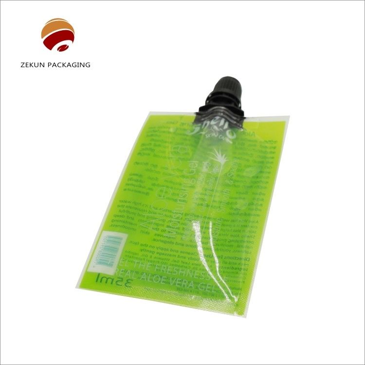 Pemesanan khusus diterima Spout pouch untuk pengiriman minuman melalui udara / laut / pengiriman ekspres