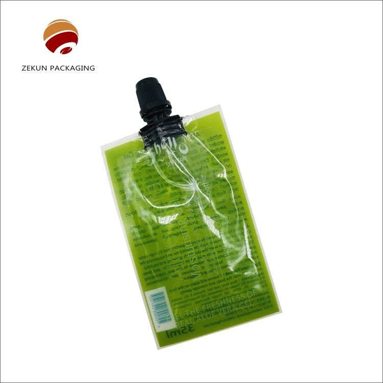 Pemesanan khusus Diterima Kantong kemasan makanan yang dapat digunakan kembali dengan diameter spout 8,6 mm atau disesuaikan