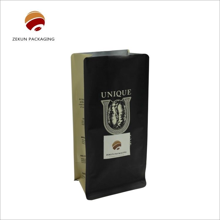 Kantong Kopi Warna Warna Kain Kacamata Alam untuk Kemasan Jenis Bisnis