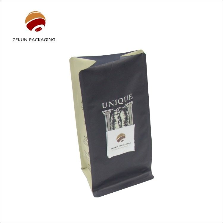 Kantong Kopi Warna Warna Kain Kacamata Alam untuk Kemasan Jenis Bisnis
