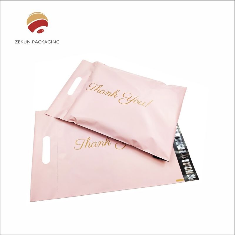 Kantong Pos Polyethene tahan air Mat Atau Cerah Finish Beragam Warna