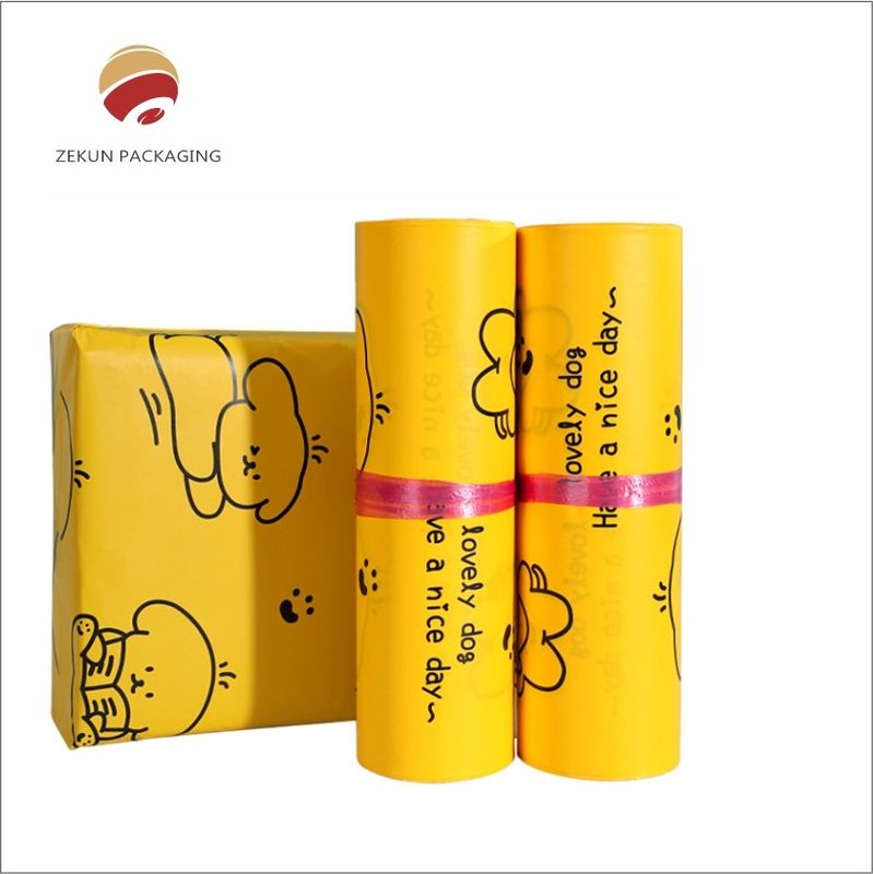 Tas Pos ramah lingkungan / Tas Pengiriman Desain Custom CMYK Gravure Printed Waterproof Packaging Bag
