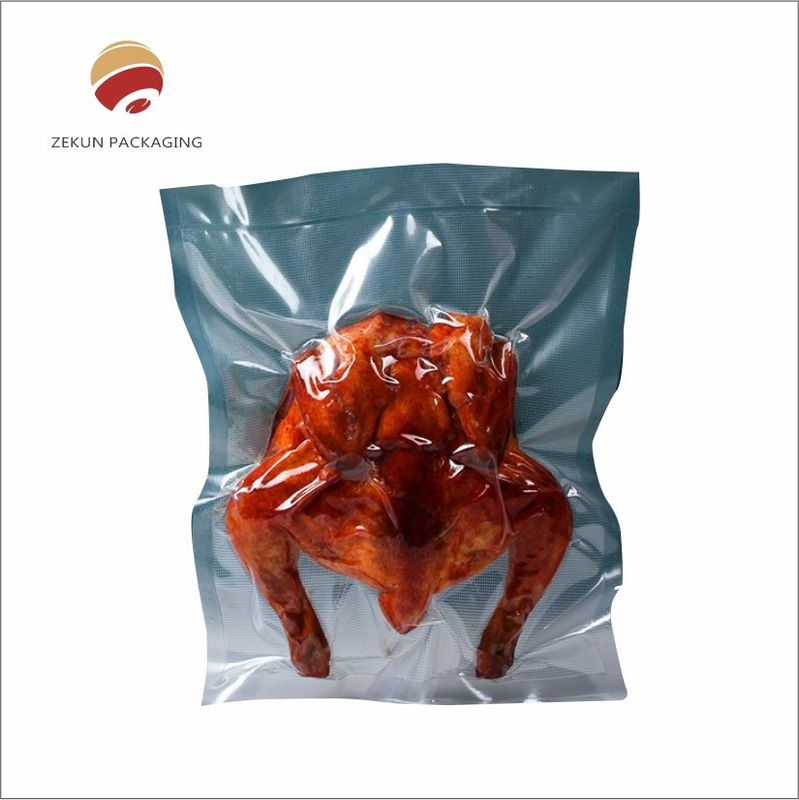 Tas vakum makanan yang disesuaikan dengan panjang 200 mm dengan metode penyegelan Zipper atau Seal Panas