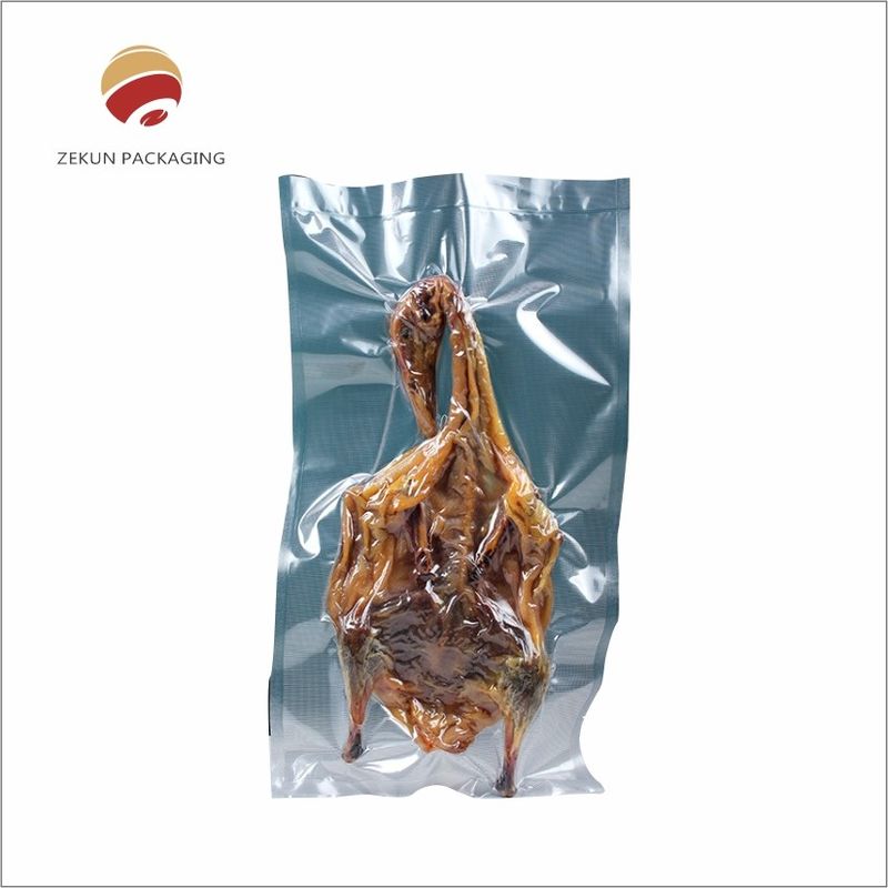 Tas vakum makanan yang disesuaikan dengan panjang 200 mm dengan metode penyegelan Zipper atau Seal Panas