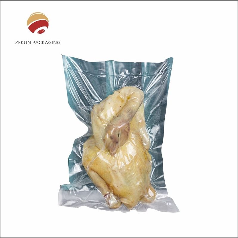 Tas vakum makanan yang disesuaikan dengan panjang 200 mm dengan metode penyegelan Zipper atau Seal Panas
