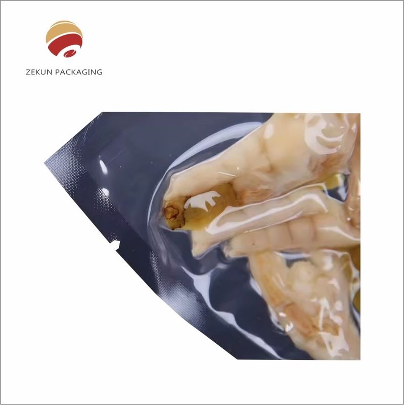 Penyimpanan dan pengawetan makanan dengan OEM lebar makanan vakum kantong Metode penyegelan Zipper atau Heat Seal