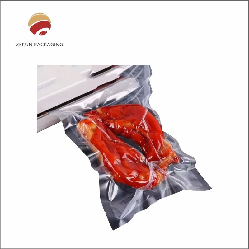 Penyimpanan dan pengawetan makanan dengan OEM lebar makanan vakum kantong Metode penyegelan Zipper atau Heat Seal