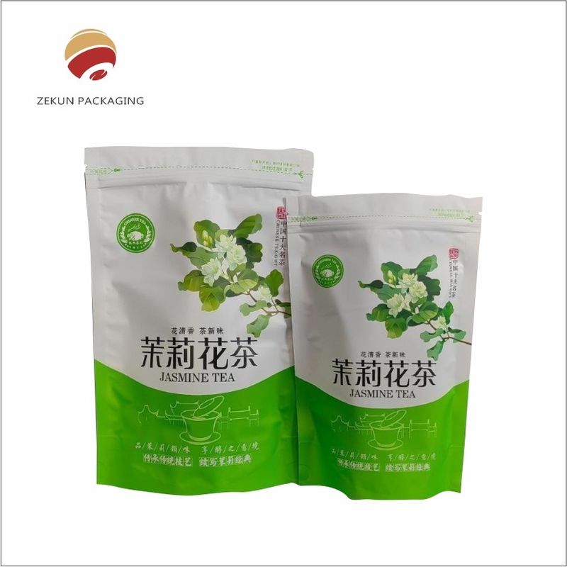 Gravure Printed Heat Seal Bag Stand Up Zipper Bags untuk berbagai kapasitas dan bahan