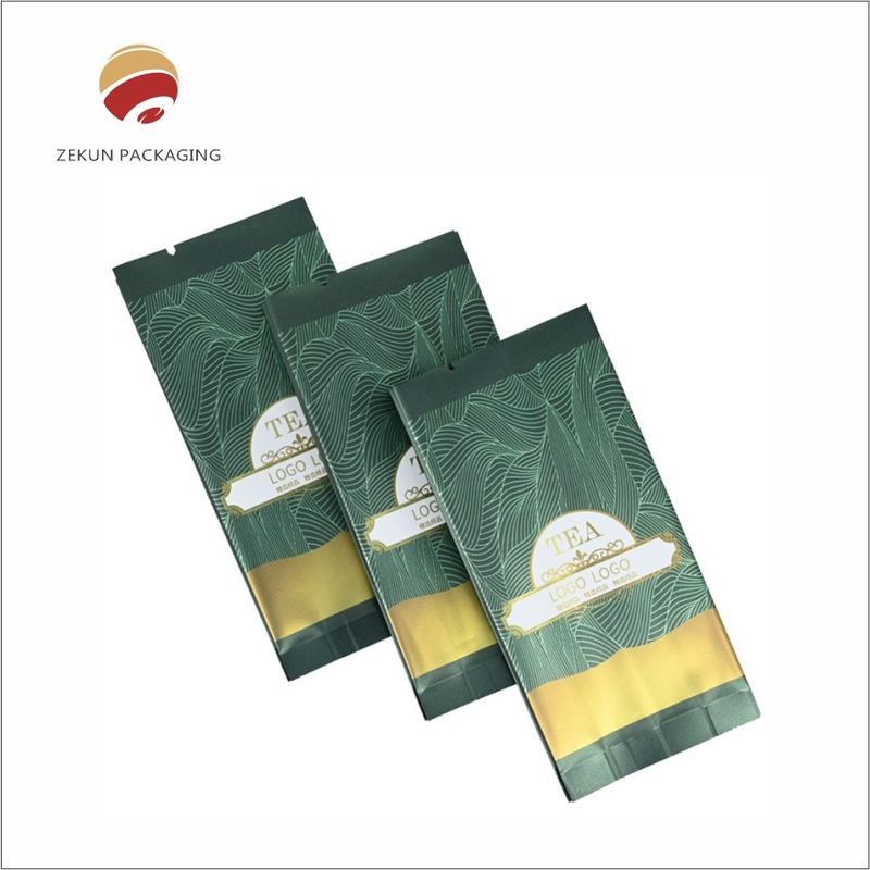 OEM ODM Tea Powder Packing Bag Custom Tea Bag Packaging Warna Hijau