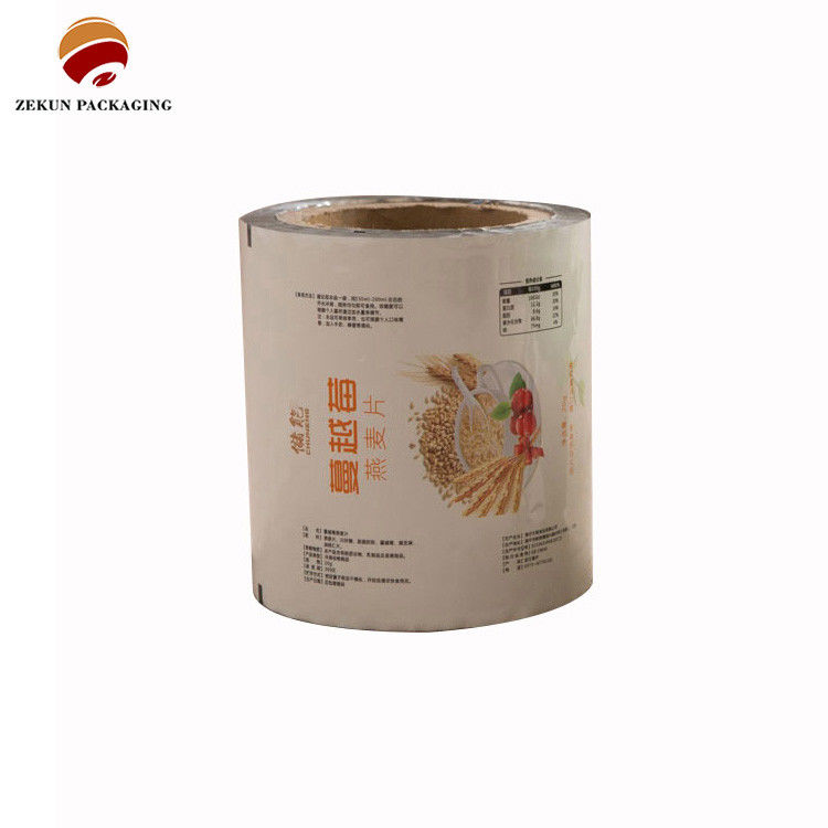 Grave Printed Pet/Al/Pe Food Packaging Roll Film Desain Berwarna Berbagai Kapasitas
