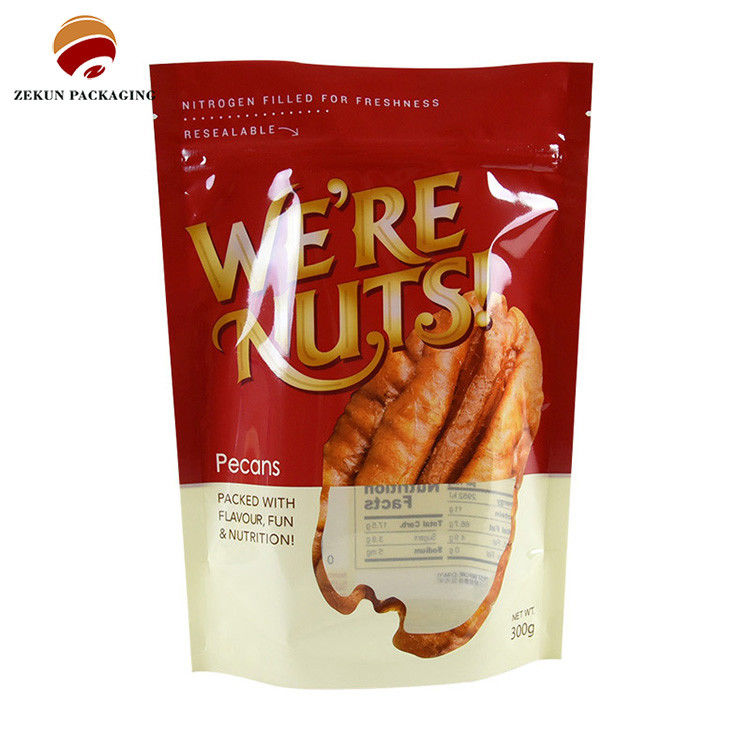 Panton Warna Makanan Ziplock Kantong Gravure Printing Mat Atau Glossy Finish
