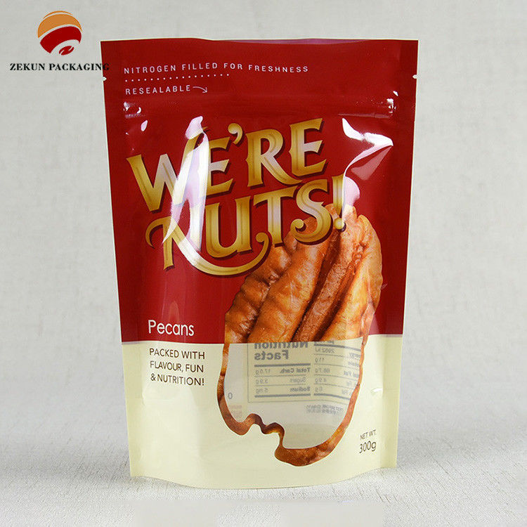 Panton Warna Makanan Ziplock Kantong Gravure Printing Mat Atau Glossy Finish