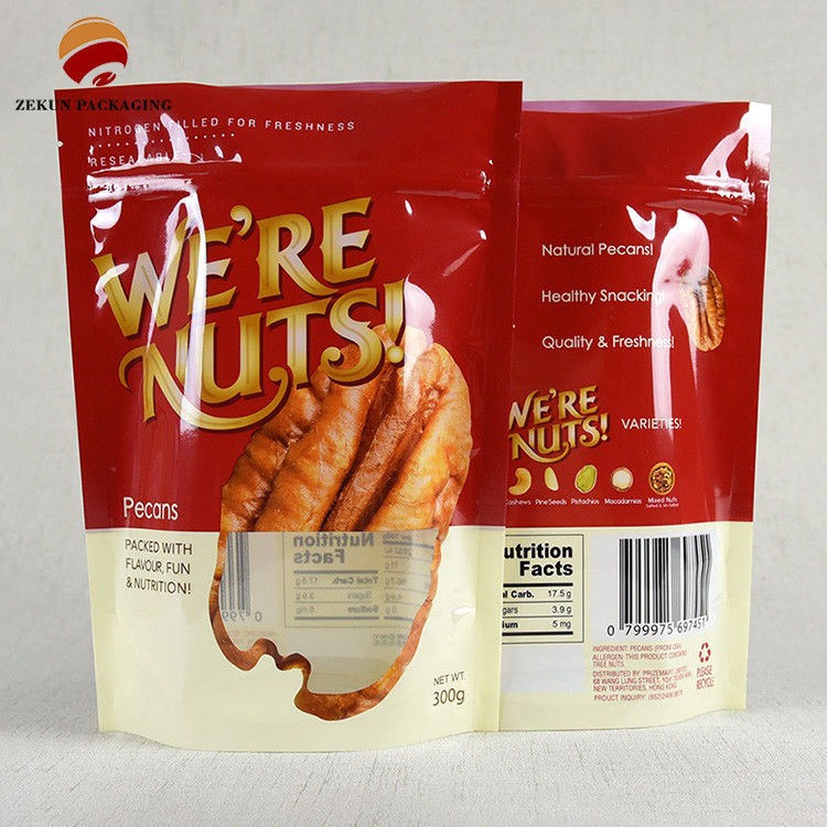 Panton Warna Makanan Ziplock Kantong Gravure Printing Mat Atau Glossy Finish