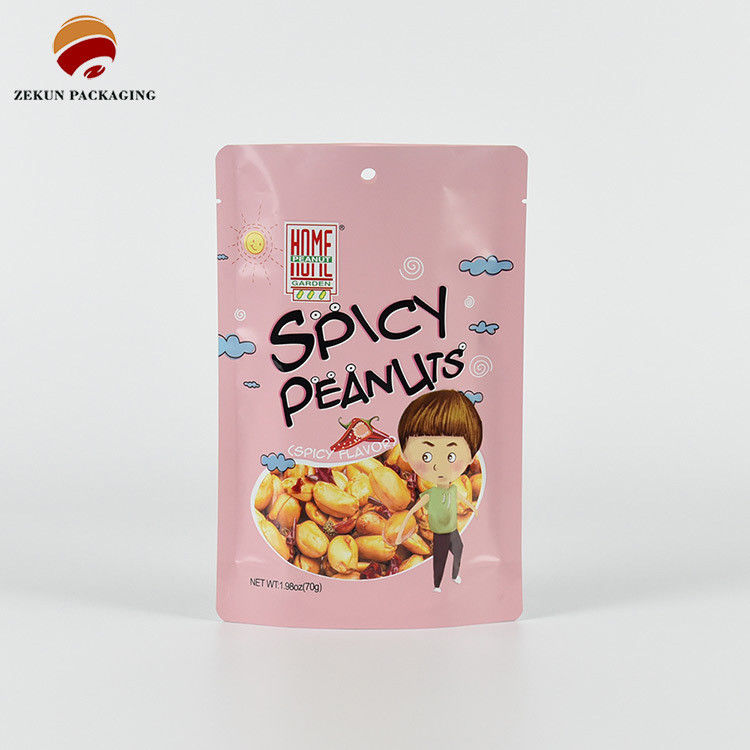 Pet/Al/Pe Tas kemasan makanan khusus Cmyk Desain warna anti bau