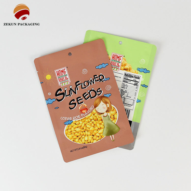 Kantong Kemasan Makanan Snack Buktinya Kelembaban PET/PE Gravure Dicetak hingga 10 Warna