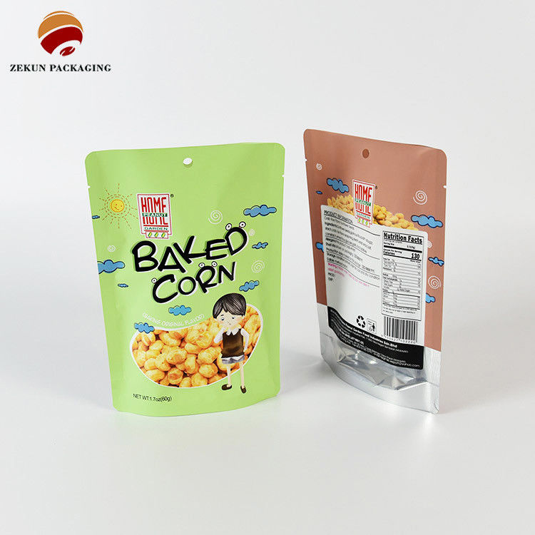 Kantong Kemasan Makanan Snack Buktinya Kelembaban PET/PE Gravure Dicetak hingga 10 Warna
