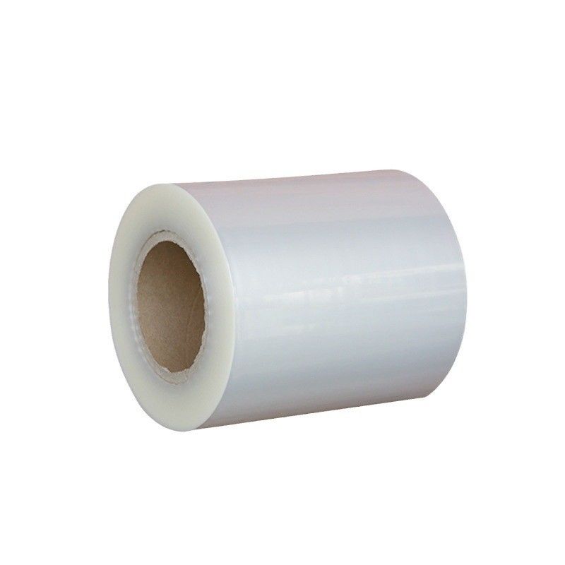 Ultra Thin Heat Seal Transparent BOPP Heat Sealable Film 12 Mikron Glossy Untuk Pencetakan Label Botol